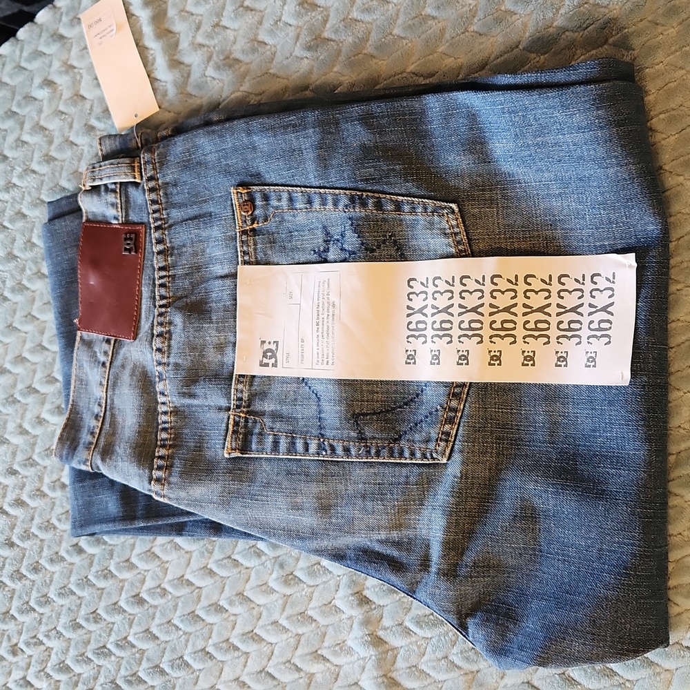 DC Men's Dark Blue Denim Jeans